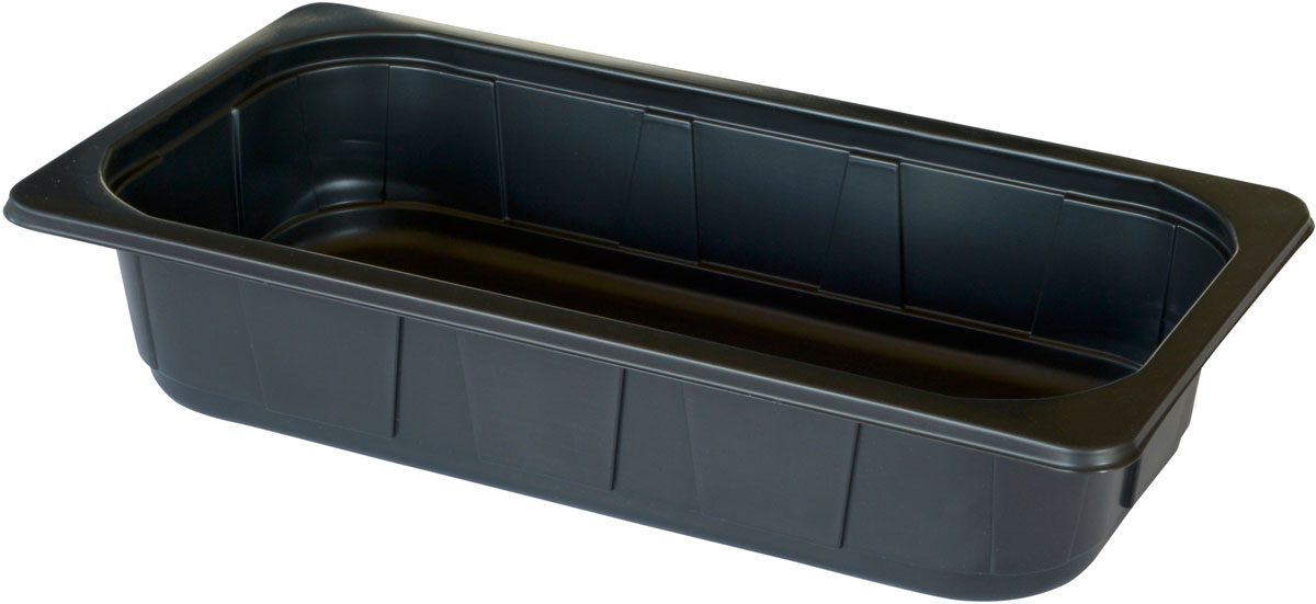 1/3 GN Tray 325 x 176 x 65 mm Black 144 pcs/box (1 x 144 pcs