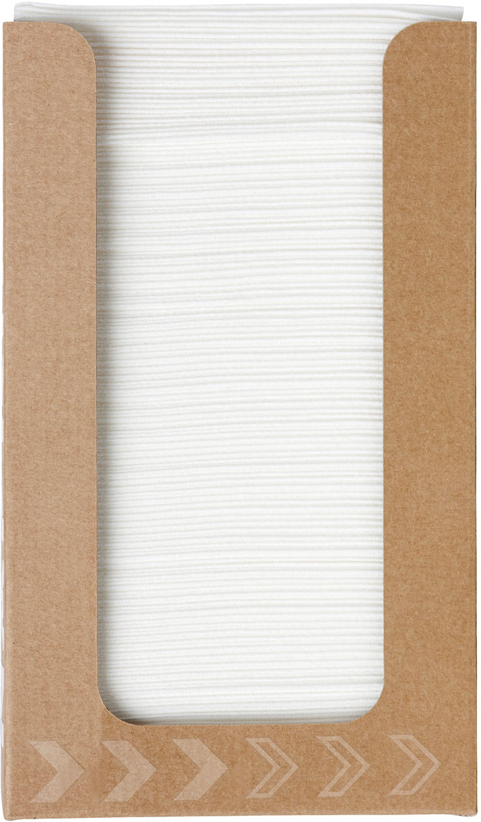 Duni Servietten Dunisoft Uni Weiß – 180 Stück, 20 X 20 Cm