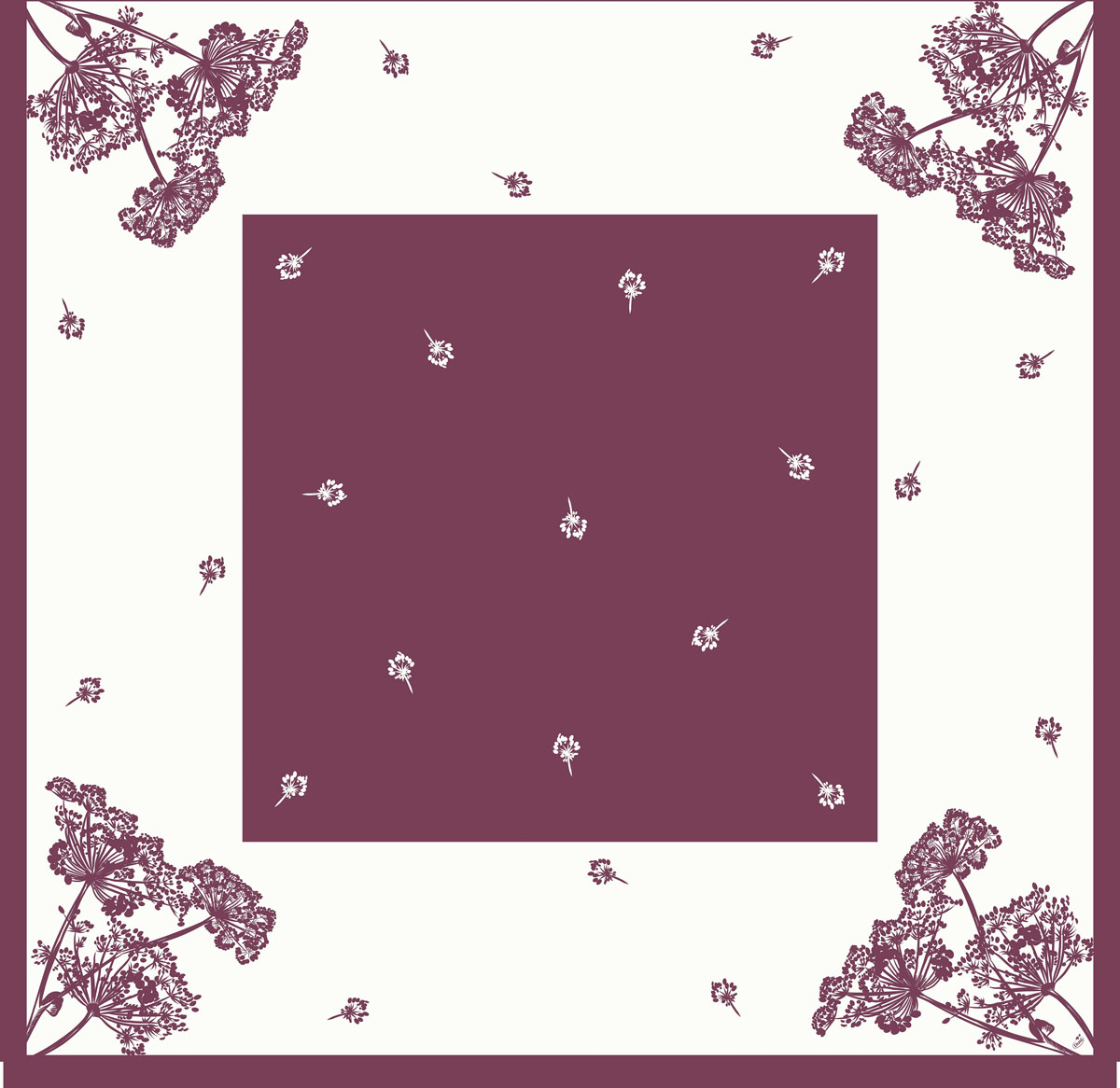 Dunicel® Slipcover 84 x 84 cm Yarrow, 100 pcs/box (5 x 20 pcs) Duni