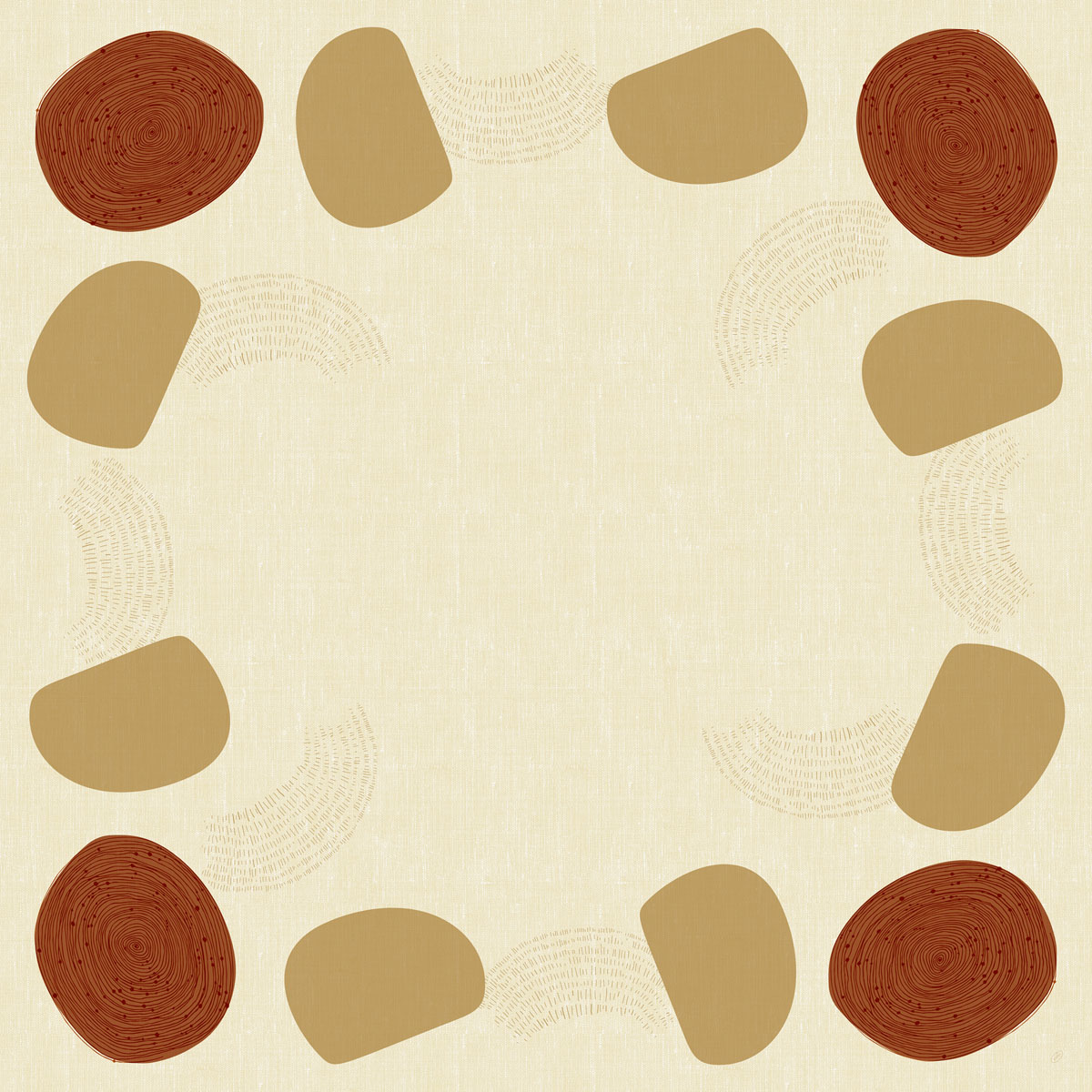 Dunicel® Slipcover 84 x 84 cm Earthy, 100 pcs/box (5 x 20 pcs) Duni