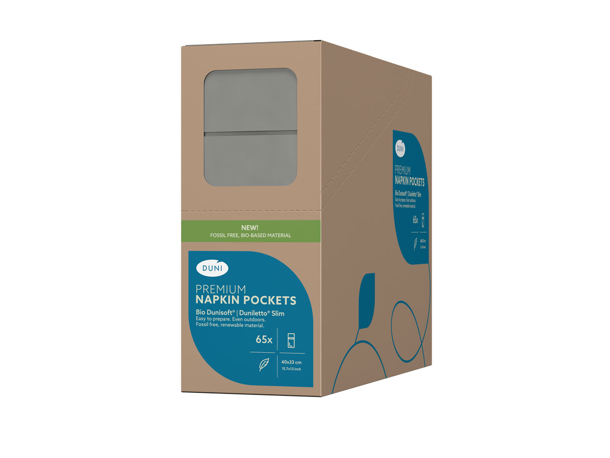 DUNI Bio-Duniletto-Slim 40x33cm greige (4x65 Stk.)