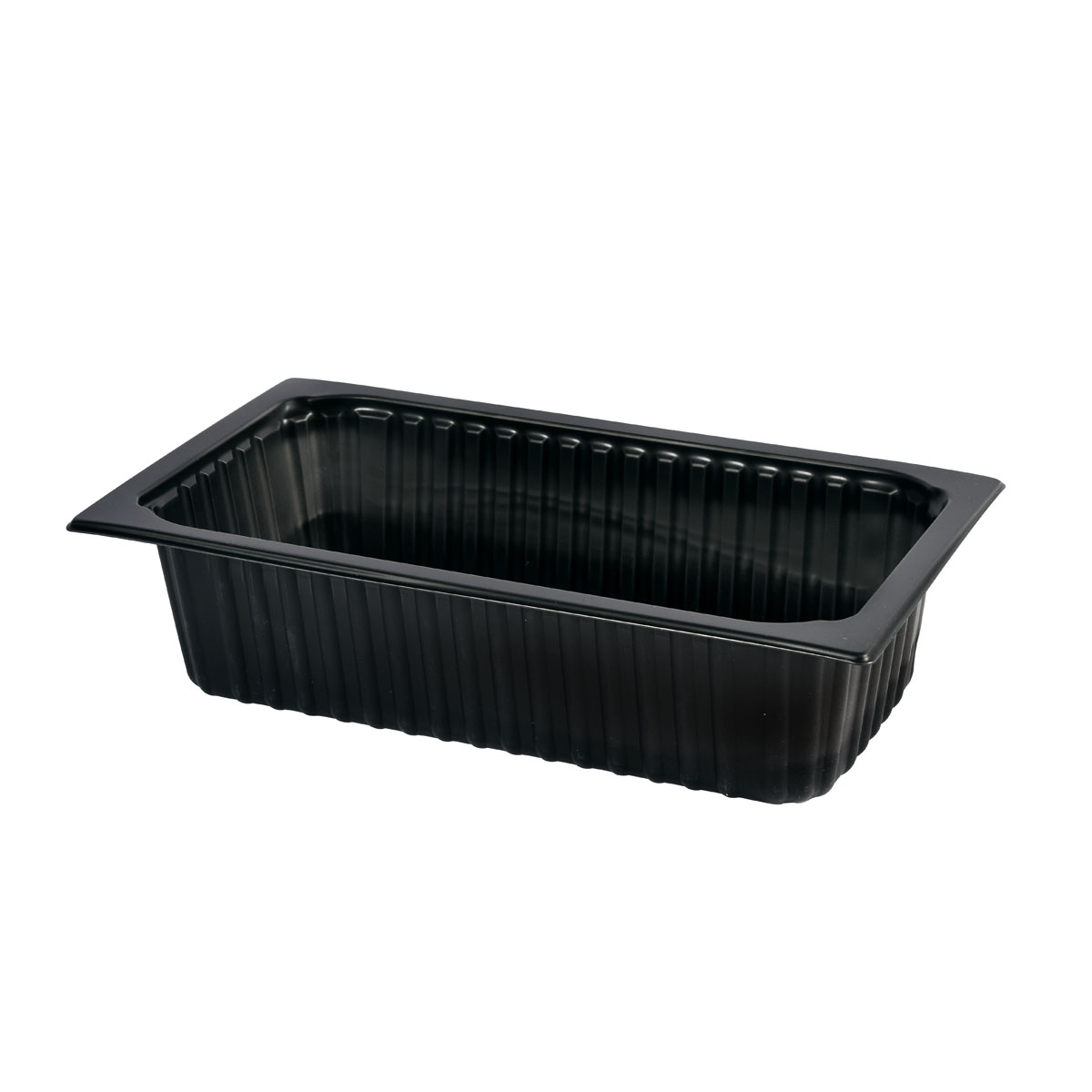Duniform 1/3 GN Tray 323 x 173 x 80 mm Black 1-Comp, 120 pcs/box (1 x 120 pcs ...