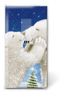 Taschentücher 21,5 x 22 cm Polar Bear Kiss, 240 Stk/Krt (24 x 10 Stk)