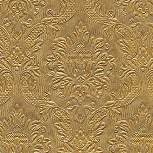 Tissue-Serviette 24 x 24 cm Ornament Gold 3-lagig, 192 Stk/Krt (12 x 16 Stk)