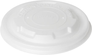 CPLA Deckel für 170732 250 ml Weiß, 800 Stk/Krt (16 x 50 Stk)
