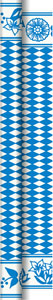 Dunicel®-Tischdeckenrolle 1,18 x 40 m Bayernraute, 1 Stk/Krt (1 x 1 Stk)