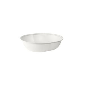 Atlantis Schale 500 ml Weiß ungeteilt, 400 Stk/Krt (8 x 50 Stk)