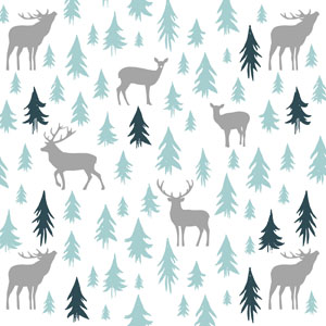 Tissue-Serviette 24 x 24 cm Earth Xmas 3-lagig, 240 Stk/Krt (12 x 20 Stk)