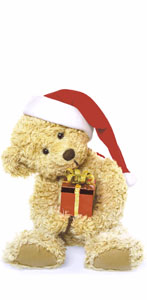 Handkerchiefs 21,5 x 22 cm Cute Xmas, 240 pcs/box (24 x 10 pcs)