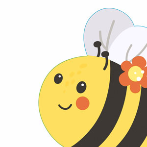 Silhouettes Airlaid Serviette 33 cm Spring Bee, 144 Stk/Krt (12 x 12 Stk)