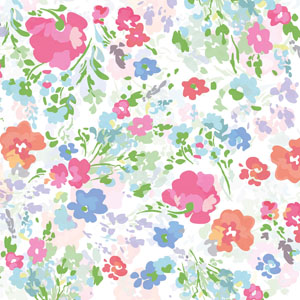 Tissue-Serviette 33 x 33 cm Floral Oasis 3-lagig, 240 Stk/Krt (12 x 20 Stk)