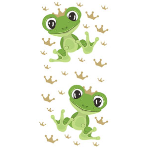 Handkerchiefs 21,5 x 22 cm Frog Prince, 240 pcs/box (24 x 10 pcs)