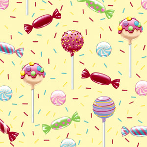 Tissue Napkin 33 x 33 cm Party Candy 3-ply, 240 pcs/box (12 x 20 pcs)