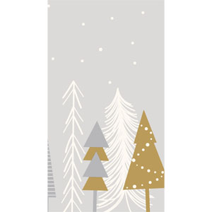 Tissue-Serviette 33 x 40 cm Winter Trees 3-lagig, 180 Stk/Krt (12 x 15 Stk)