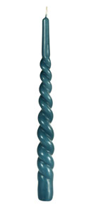 Twisted Candles 8 ore Blu oceano, 24 pz/cartone (12 x 2 pz)