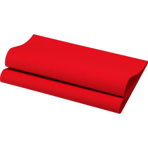 Bio Dunisoft® Serviette 40 x 40 cm Rot, 144 Stk/Krt (12 x 12 Stk)