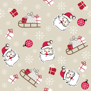 Tissue-Serviette 24 x 24 cm Joyous season 3-lagig, 240 Stk/Krt (12 x 20 Stk)
