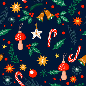 Tissue Napkin 33 x 33 cm Tree Decoration 3-ply, 240 pcs/box (12 x 20 pcs)
