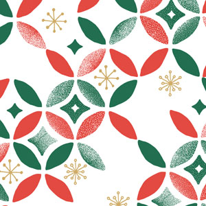 Tissue-Serviette 24 x 24 cm Joyful Pattern 3-lagig, 240 Stk/Krt (12 x 20 Stk)