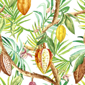 Tissue-Serviette 33 x 33 cm Coco Tropic 3-lagig, 240 Stk/Krt (12 x 20 Stk)