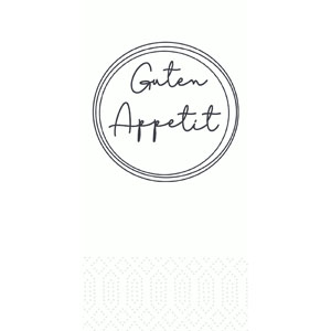 Tissue-Serviette 33 x 33 cm Appetit White 2-lagig, 1200 Stk/Krt (4 x 300 Stk)