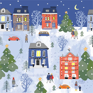Tissue Napkin 33 x 33 cm Winter Wonders 3-ply, 240 pcs/box (12 x 20 pcs)