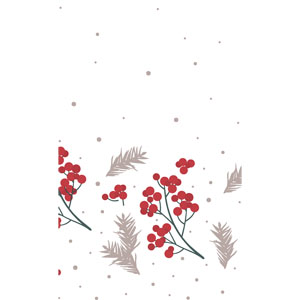 Dunicel® Tablecover 138 x 220 cm Berrie Merrie, 5 pcs/box (5 x 1 pcs)