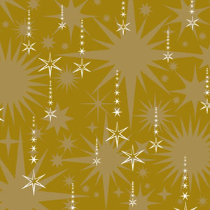 Tissue-Serviette 24 x 24 cm Sprinkle Rain Gold 3-lagig, 240 Stk/Krt (12 x 20 Stk)