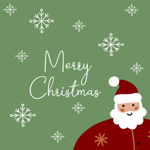 Tissue-Serviette 33 x 33 cm Funky Santa 3-lagig, 240 Stk/Krt (12 x 20 Stk)