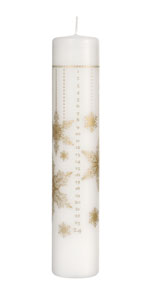 Pillar Candle 50 x 250mm 62 h White, 12 pcs/box (12 x 1 pcs)