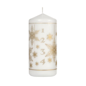 Pillar Candle 68 x 150 mm 62 h White, 12 pcs/box (12 x 1 pcs)