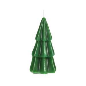 DecoratedCandle 9 t Mørk grønn, 12 Stk/krt (12 x 1 Stk)