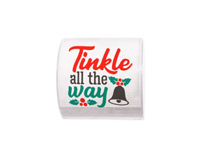 Toilettenpapier Tinkle all the way 3-lagig, 6 Stk/Krt (6 x 1 Stk)