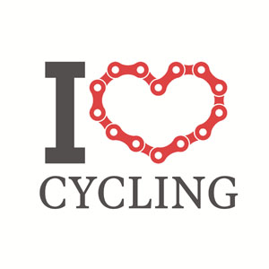 Tissue-Serviette 33 x 33 cm Cycling Love 3-lagig, 120 Stk/Krt (6 x 20 Stk)
