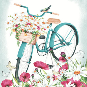 Tissue-Serviette 33 x 33 cm 3-lagig, 120 Stk/Krt (6 x 20 Stk)