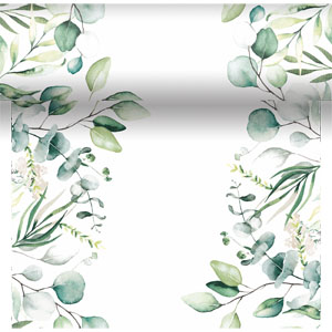 Dunicel® Table Runner/Placemats 0,4 x 4,8 m Eucalyptus white, 8 pcs/box (8 x 1 pcs)