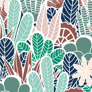 Tissue Napkin 33 x 33 cm Graphic cacti 3-ply, 240 pcs/box (12 x 20 pcs)