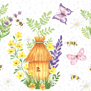 Tissue-Serviette 33 x 33 cm Summer mood 3-lagig, 192 Stk/Krt (12 x 16 Stk)