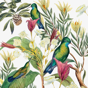 Tissue-Serviette 24 x 24 cm Tropical Paradise 3-lagig, 240 Stk/Krt (12 x 20 Stk)