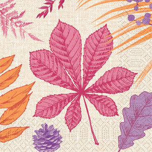 Ubrousek Tissue 33 x 33 cm Bright Autumn 3-vrs, 1000 ks/krt (4 x 250 ks)