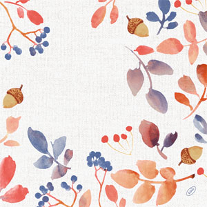 Serviette Bio Dunisoft® 40 x 40 cm Autumn Gradient, 360 pc/carton (6 x 60 pc)