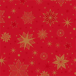 Tovagliolo cellulosa 40 x 40 cm Stargazing Red, 300 pz/cartone (6 x 50 pz)