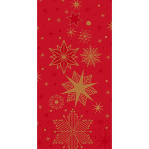 Tovagliolo cellulosa 40 x 40 cm Stargazing Red 3 veli, 1000 pz/cartone (4 x 250 pz)