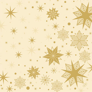 Bio Dunisoft® Serviette 40 x 40 cm Stargazing Cream, 360 Stk/Krt (6 x 60 Stk)