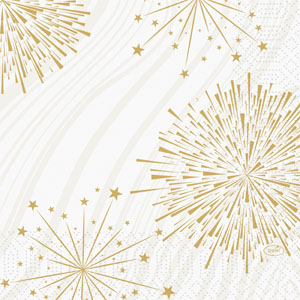 Tissue Napkin 33 x 33 cm Sparkly White 3-ply, 500 pcs/box (10 x 50 pcs)
