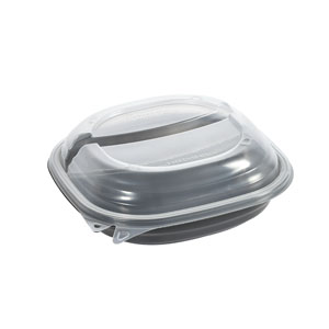 Vista Box Large 670/460 ml Grå 2-Fack, 100 St/kart (4 x 25 St)