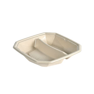 Octabagasse® 520/340 ml Braun 2-Teilung, 200 Stk/Krt (4 x 50 Stk)