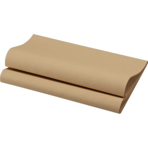 Servilleta Bio Dunisoft® 40 x 40 cm Natural Brown, 144 unid./caja (12 x 12 unid.)