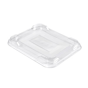 Lid for Menu Trays 234 x 186 x 23 mm Transparent, 250 pcs/box (1 x 250 pcs)