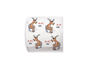 Toilettenpapier Elk uh oh! 3-lagig, 6 Stk/Krt (6 x 1 Stk)